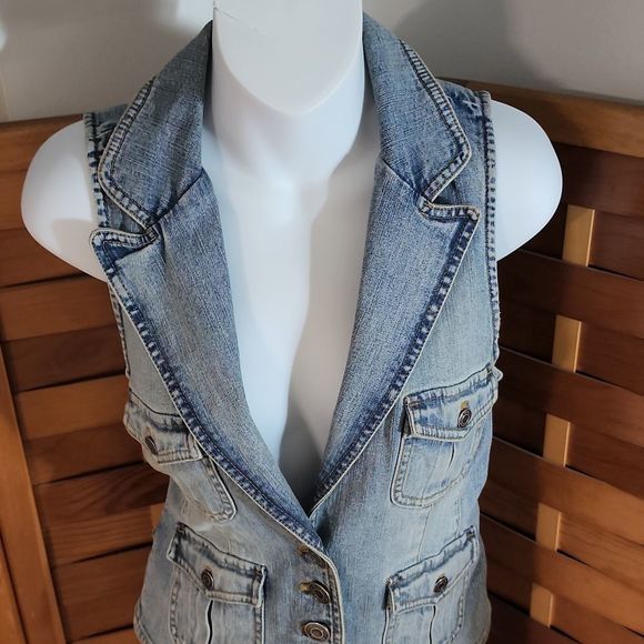 Michael Kors denim vest - Picture 2 of 9